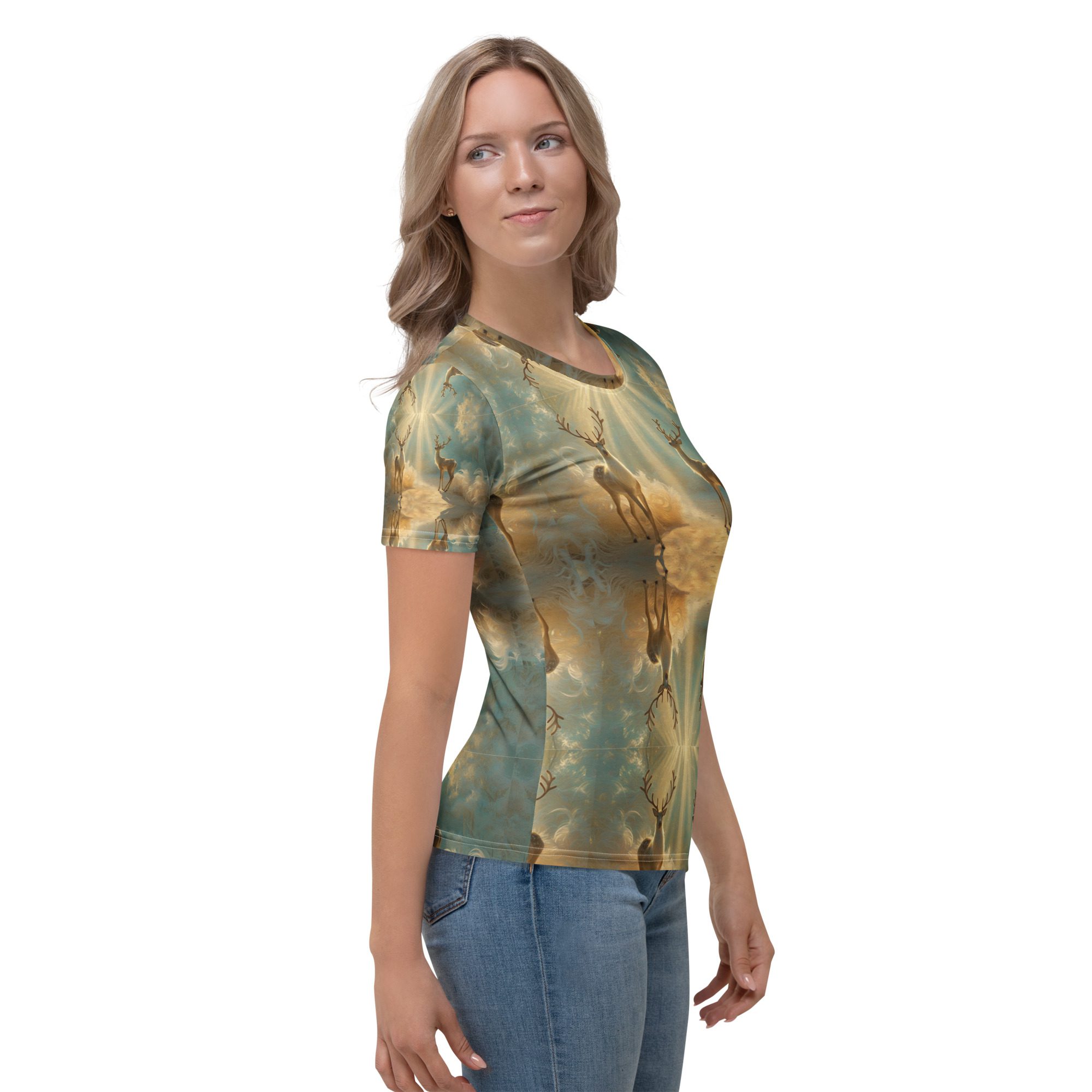 Dreamscape’s Celestial Realm – Women’s T-Shirt - Image 5