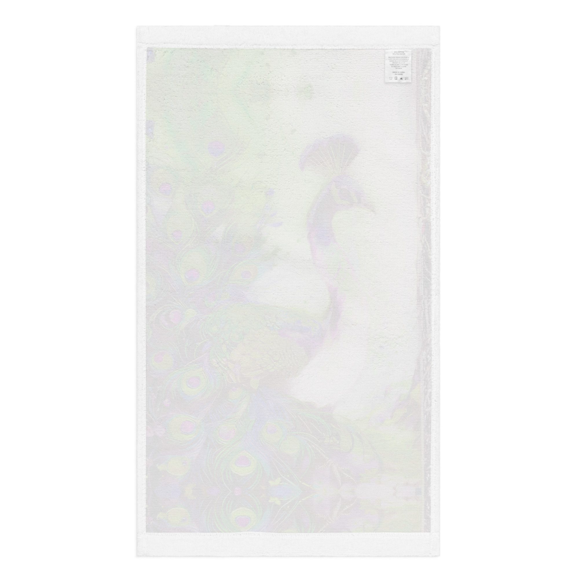 SG’s Mardi Gras Royal Queen of Feathers – Hand Towel - Image 3