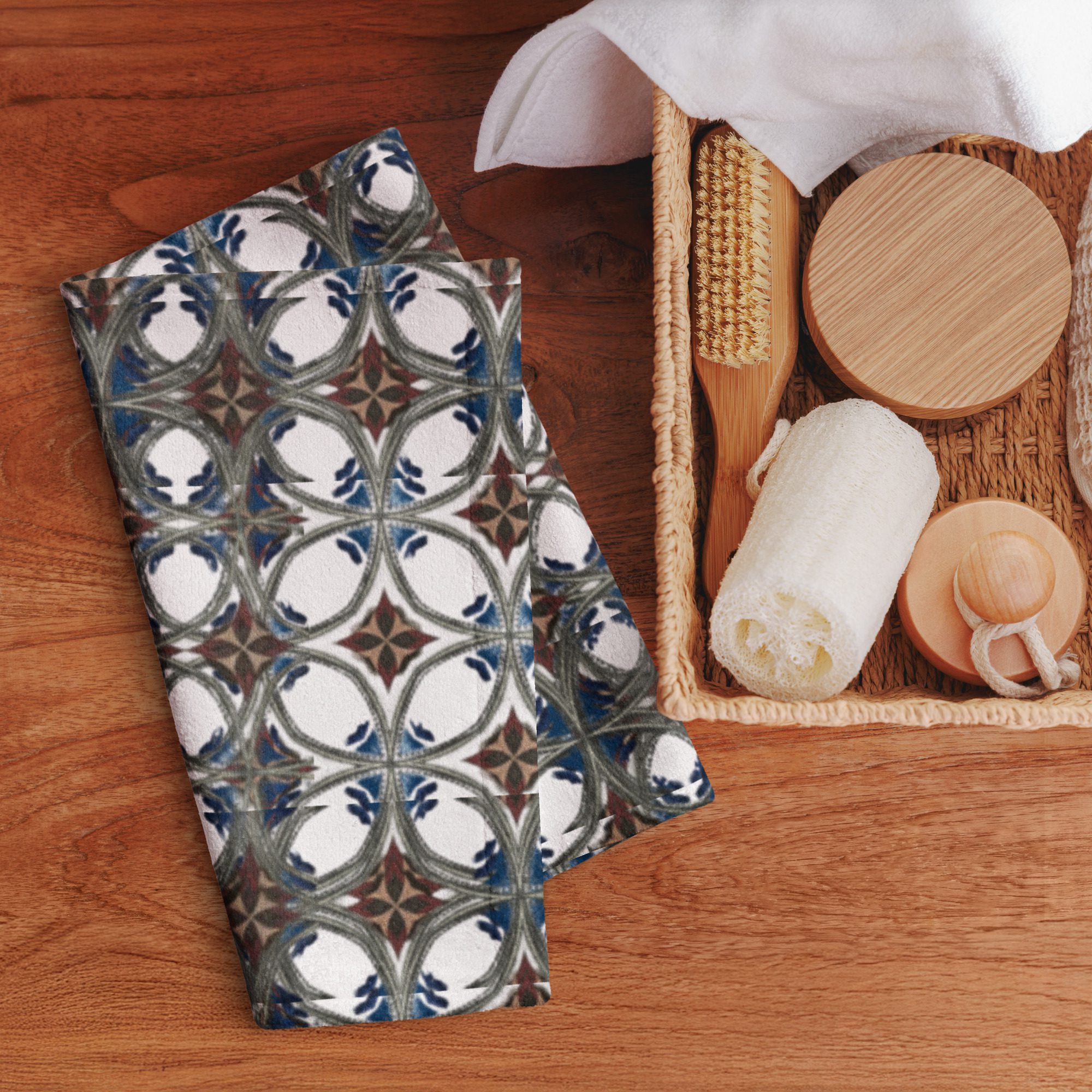 Rustic Geometry — Hand Towel
