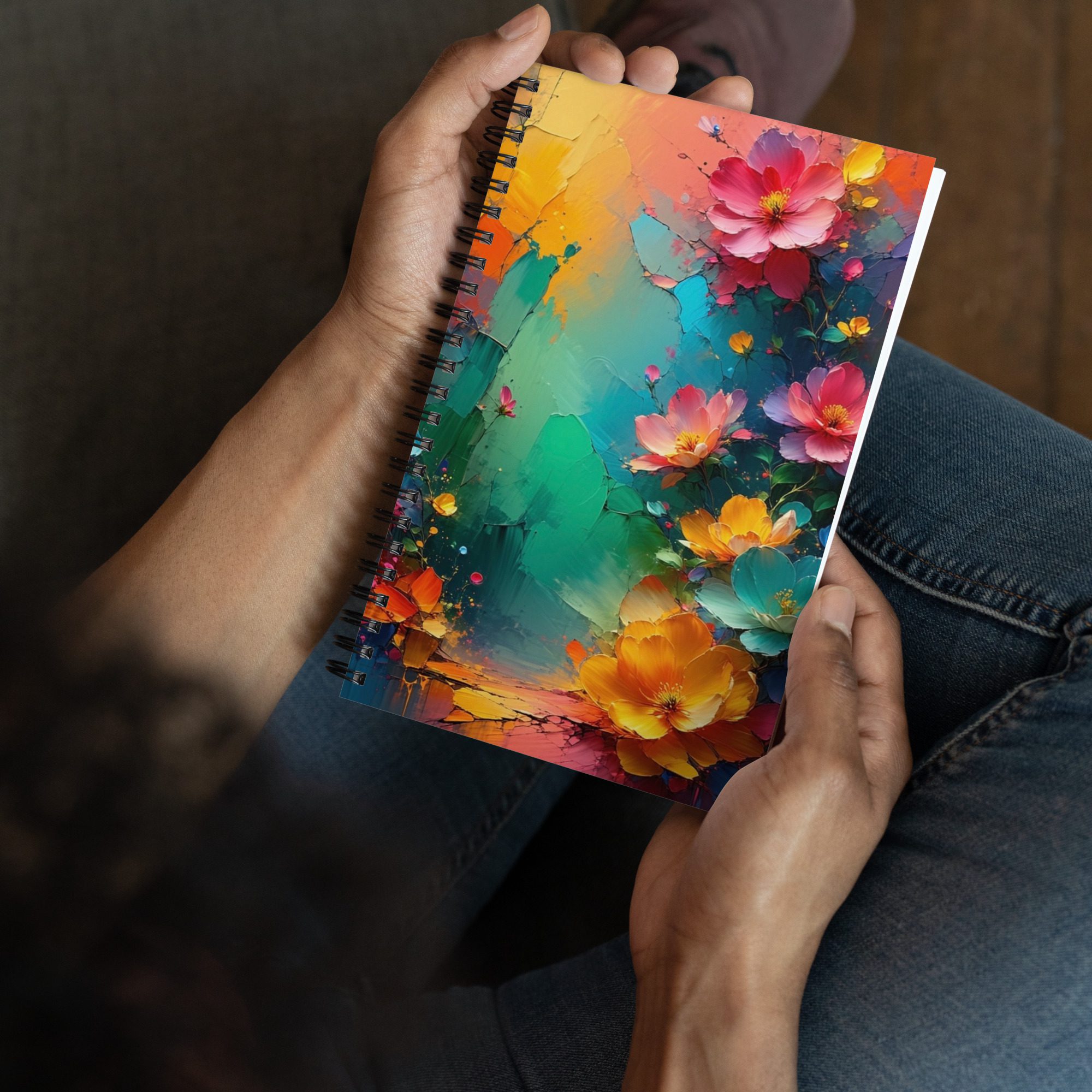 Petals of the Vivid Realm – Spiral Notebook - Image 3