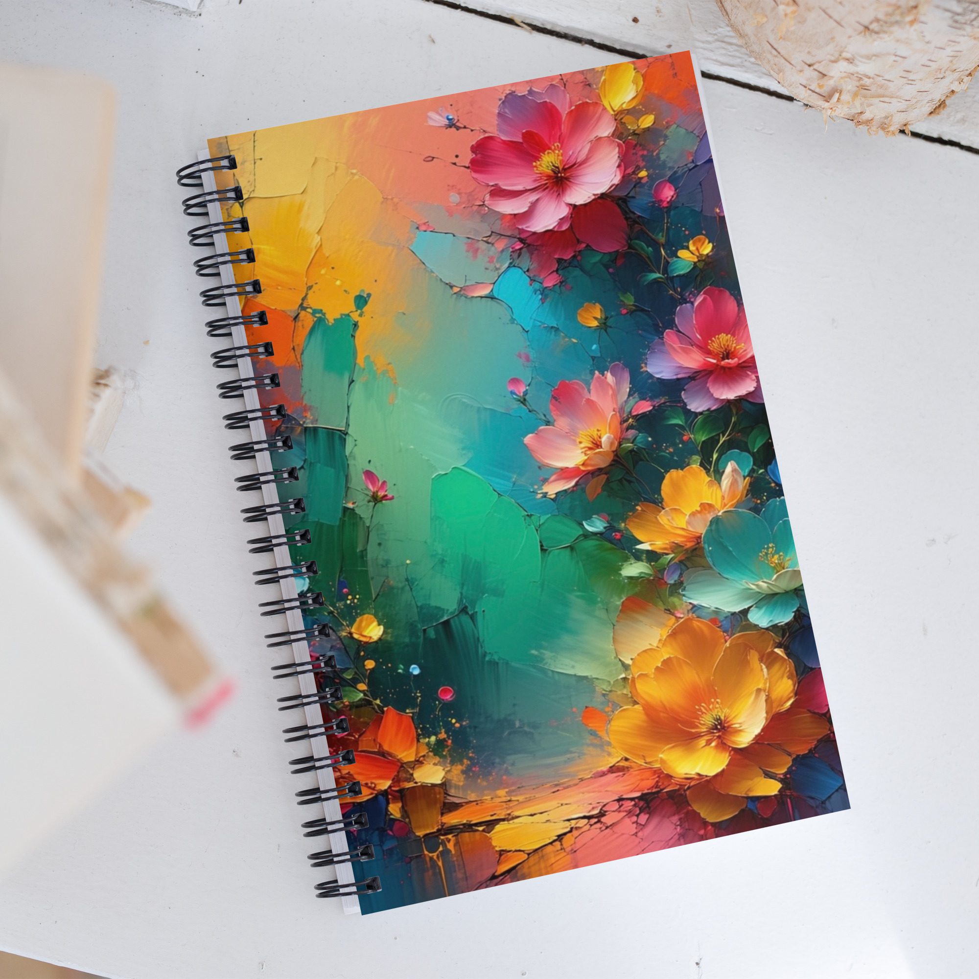 Petals of the Vivid Realm – Spiral Notebook - Image 4