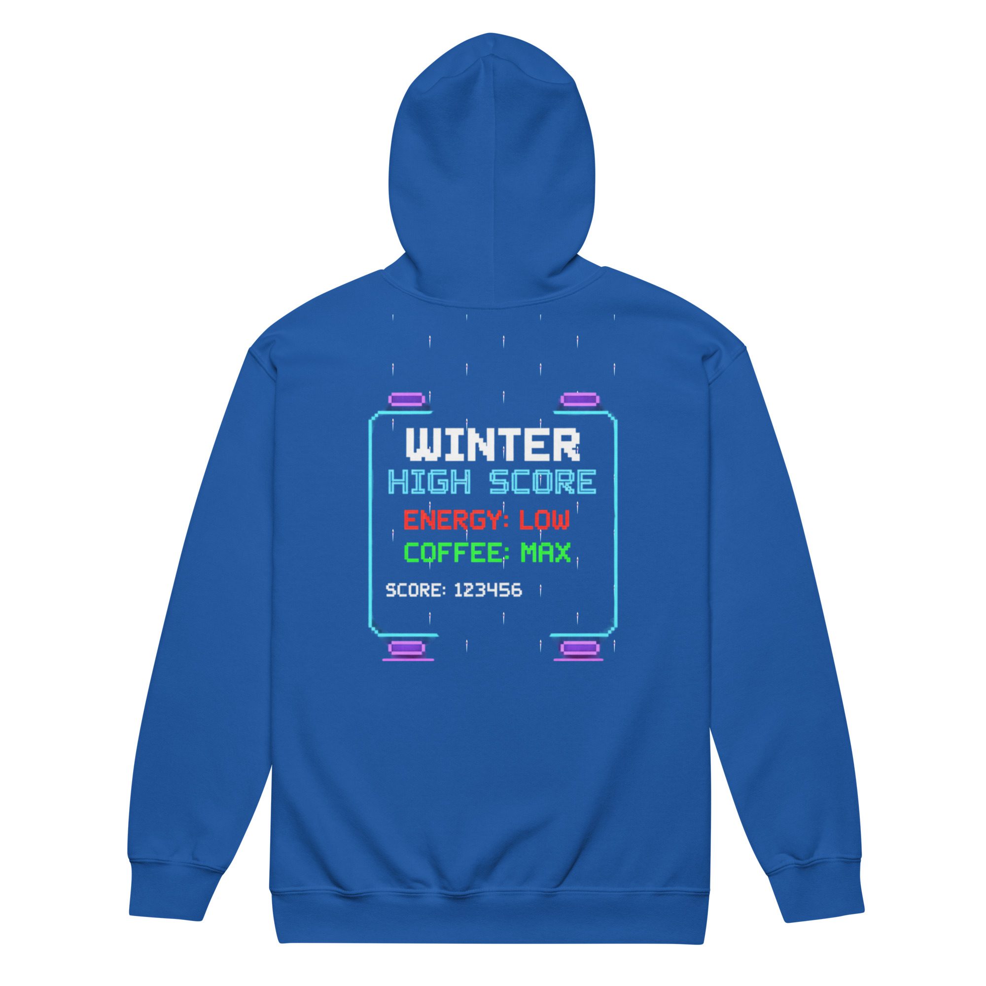 Winter High Score Gamer Hoodie (Coffee Max) - Image 19