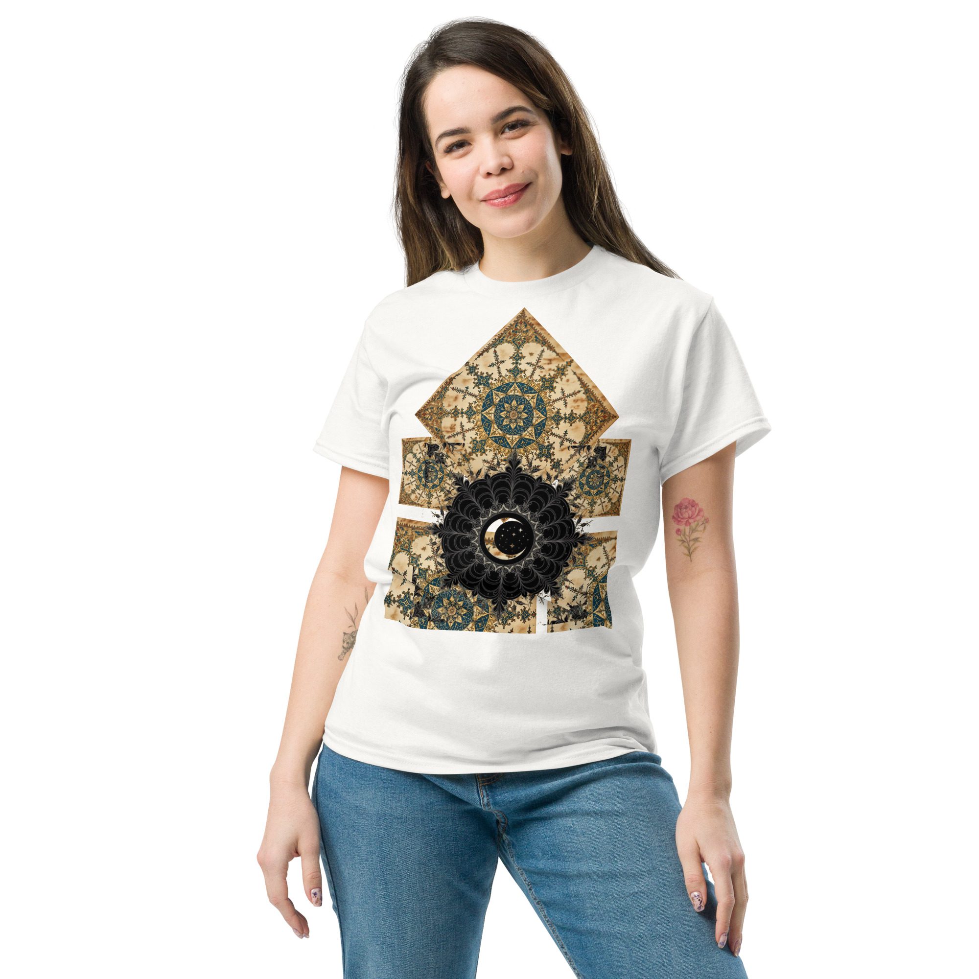 The Black Rosette Manuscript — Sealed Edition | Unisex Classic Tee - Image 22