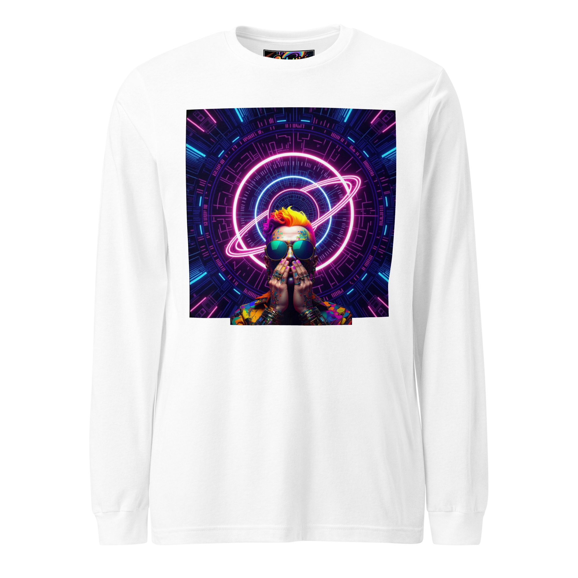 Neon Devotion — Pride Signal Final Run | Unisex Long Sleeve Tee - Image 15