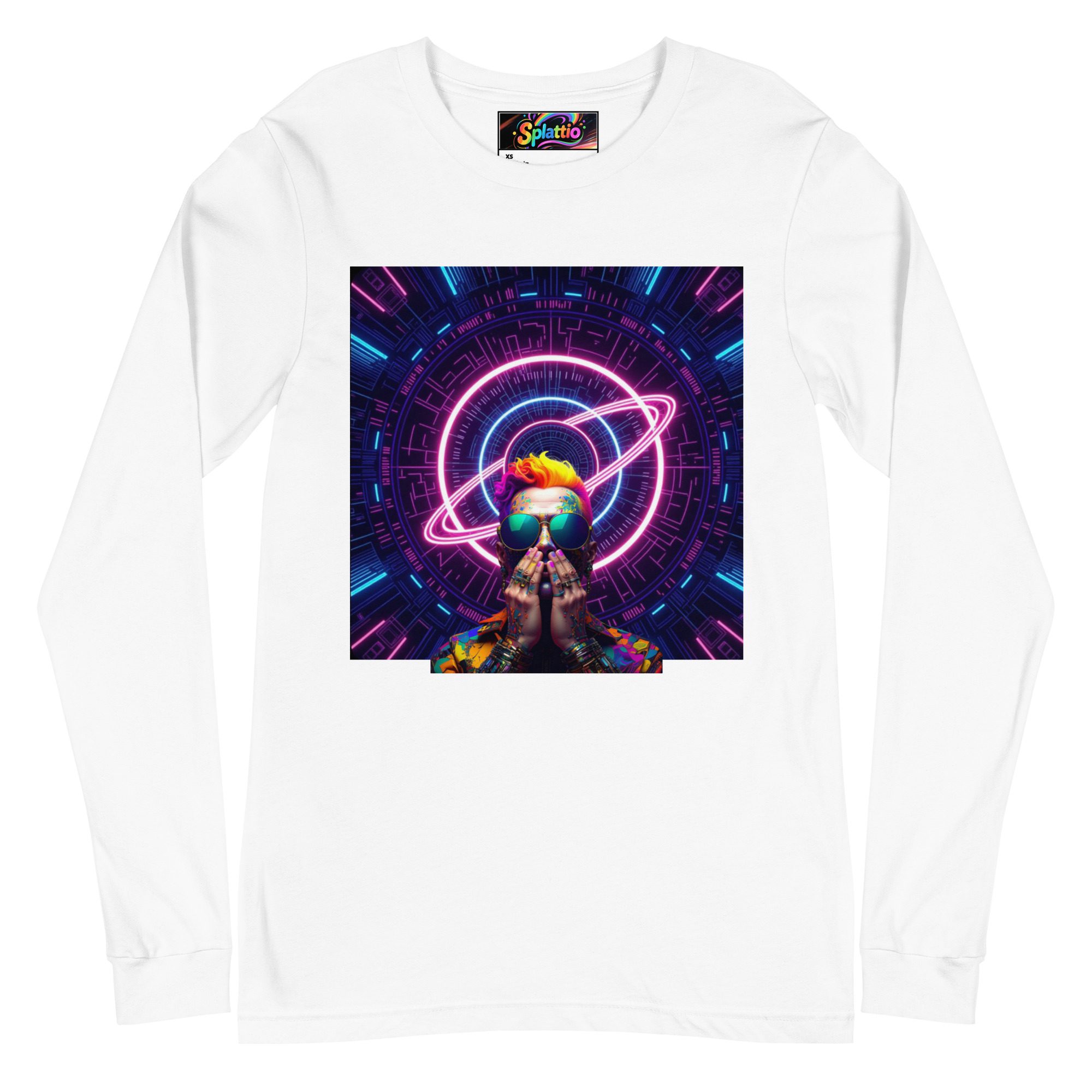 Neon Devotion — Pride Signal Final Run | Unisex Long Sleeve Tee - Image 27