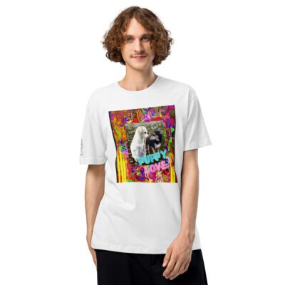 Puppy Love: Fur Ever Yours ❤️ — Unisex Fine Jersey Tee