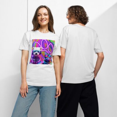 Fur Real Rave: Paw Society  Unisex Fine Jersey Tee