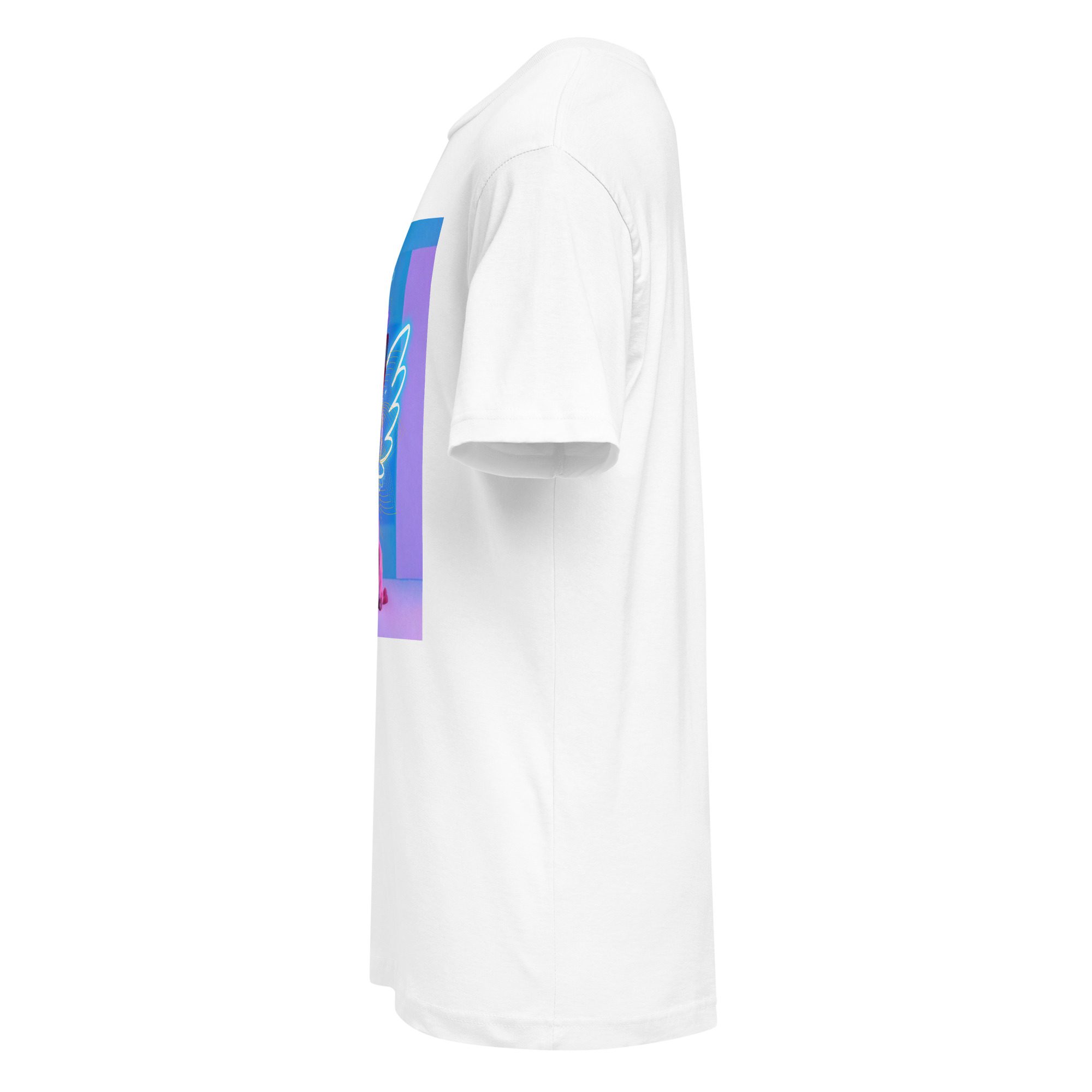 Digital Love Oracle: Cyber Angel Pup – Unisex Fine Jersey Tee - Image 4