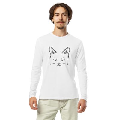Purr More – Minimalist Cat Long Sleeve Shirt