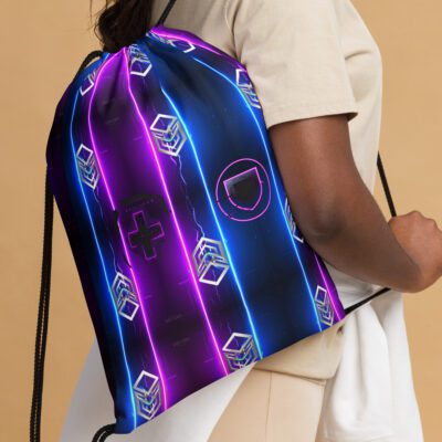 Reactor Division: Dual Voltage All-Over Print Drawstring Bag