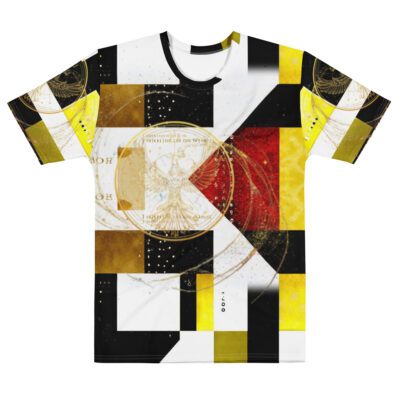 Phoenix Ascension — Sacred Firebird Sigil in Cosmic Rebirth Streetwear with Celestial Transformation Power Aesthetic | Men’s Cotton Crew Neck T-Shirt