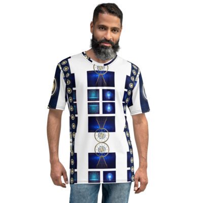 Sacred Geometry Astrology Shirt – Cosmic Celestial Galaxy Graphic Tee | Spiritual Universe Energy Design | Festival Streetwear | Men’s t-shirt