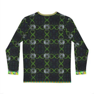 Executive Mode: Neon X Dominion Unisex All-Over Print Long Sleeve Shirt