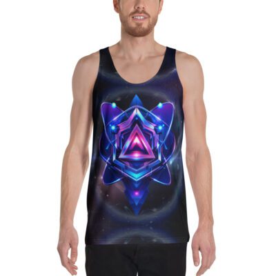 Nova Reactor Energy Core Cyberpunk Unisex Tank Top
