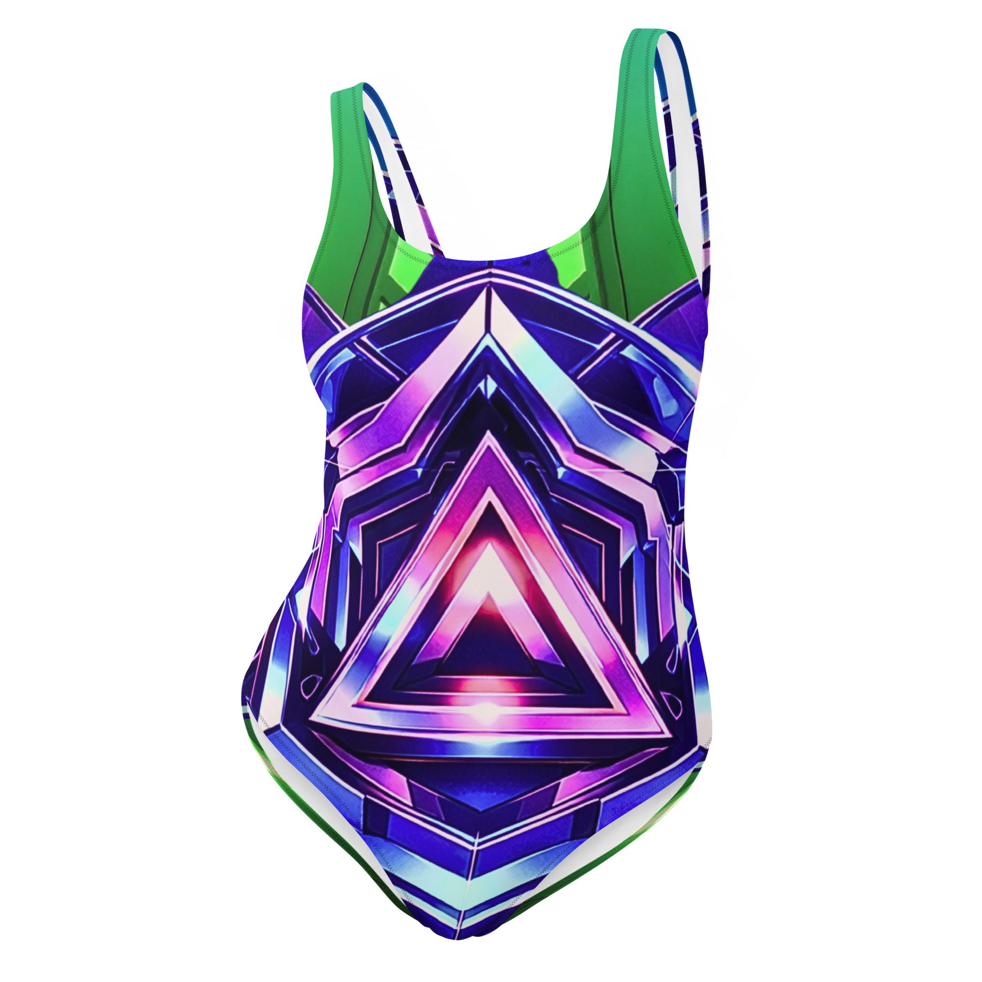 Pulse Reactor: Core Apex Flow Emblem One-Piece Swimsuit - Image 2