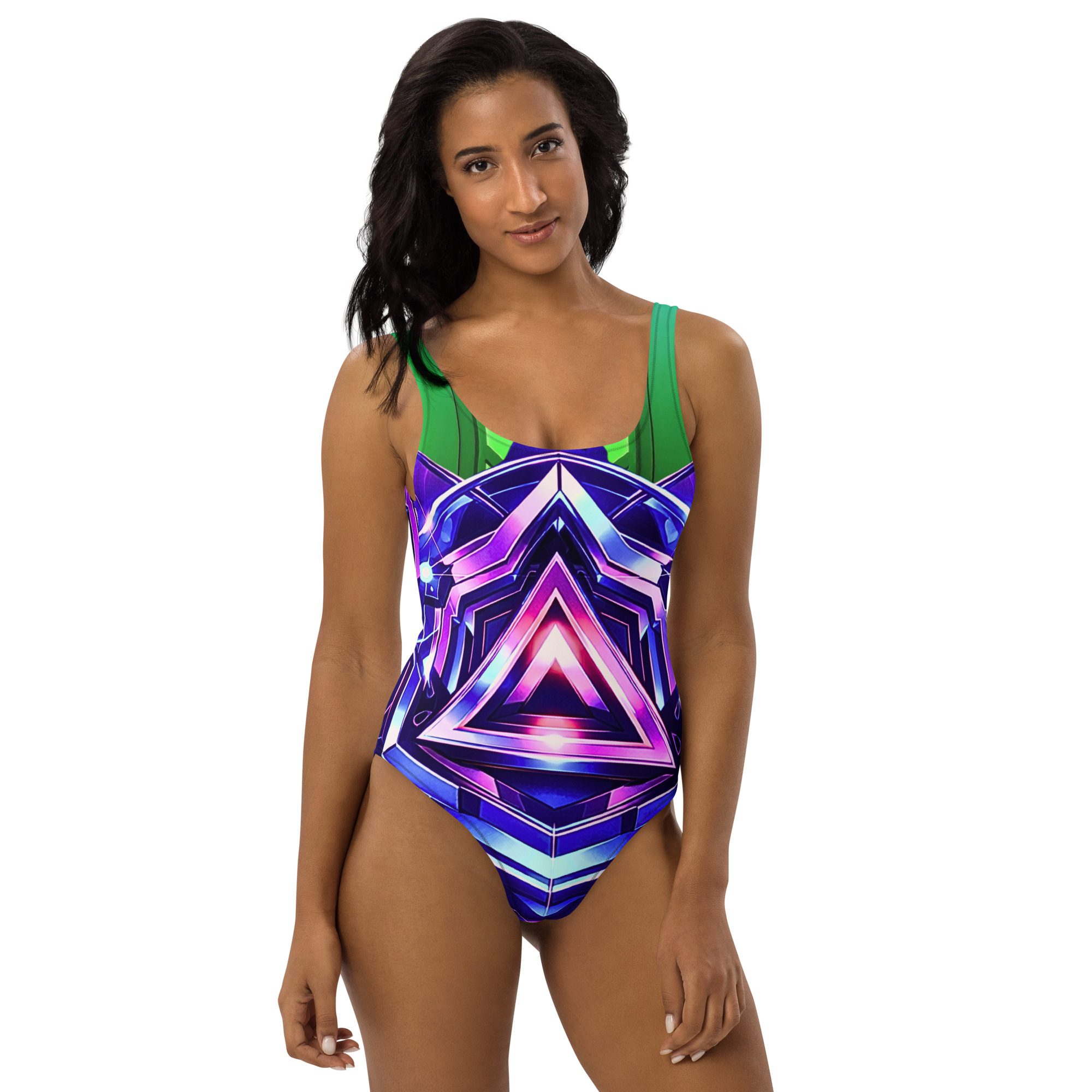 Pulse Reactor: Core Apex Flow Emblem One-Piece Swimsuit - Image 6