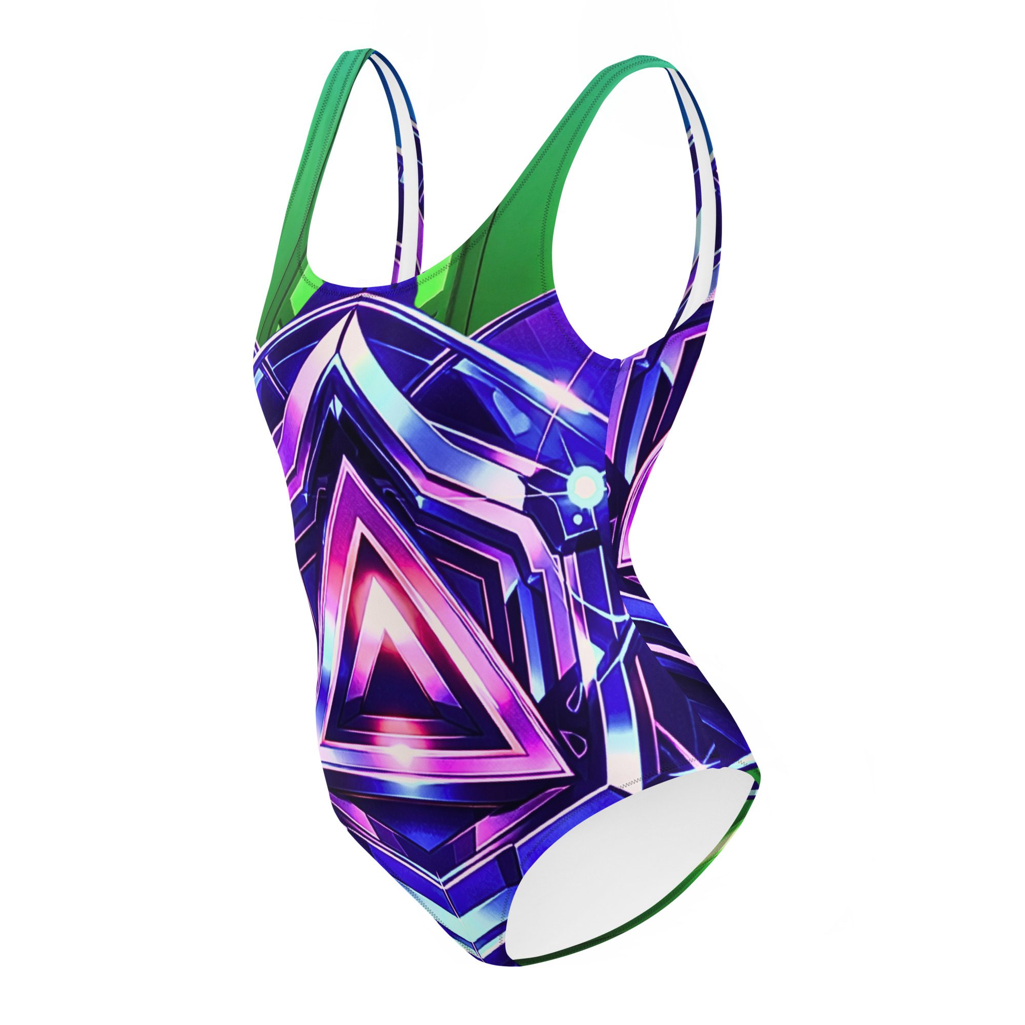 Pulse Reactor: Core Apex Flow Emblem One-Piece Swimsuit - Image 4
