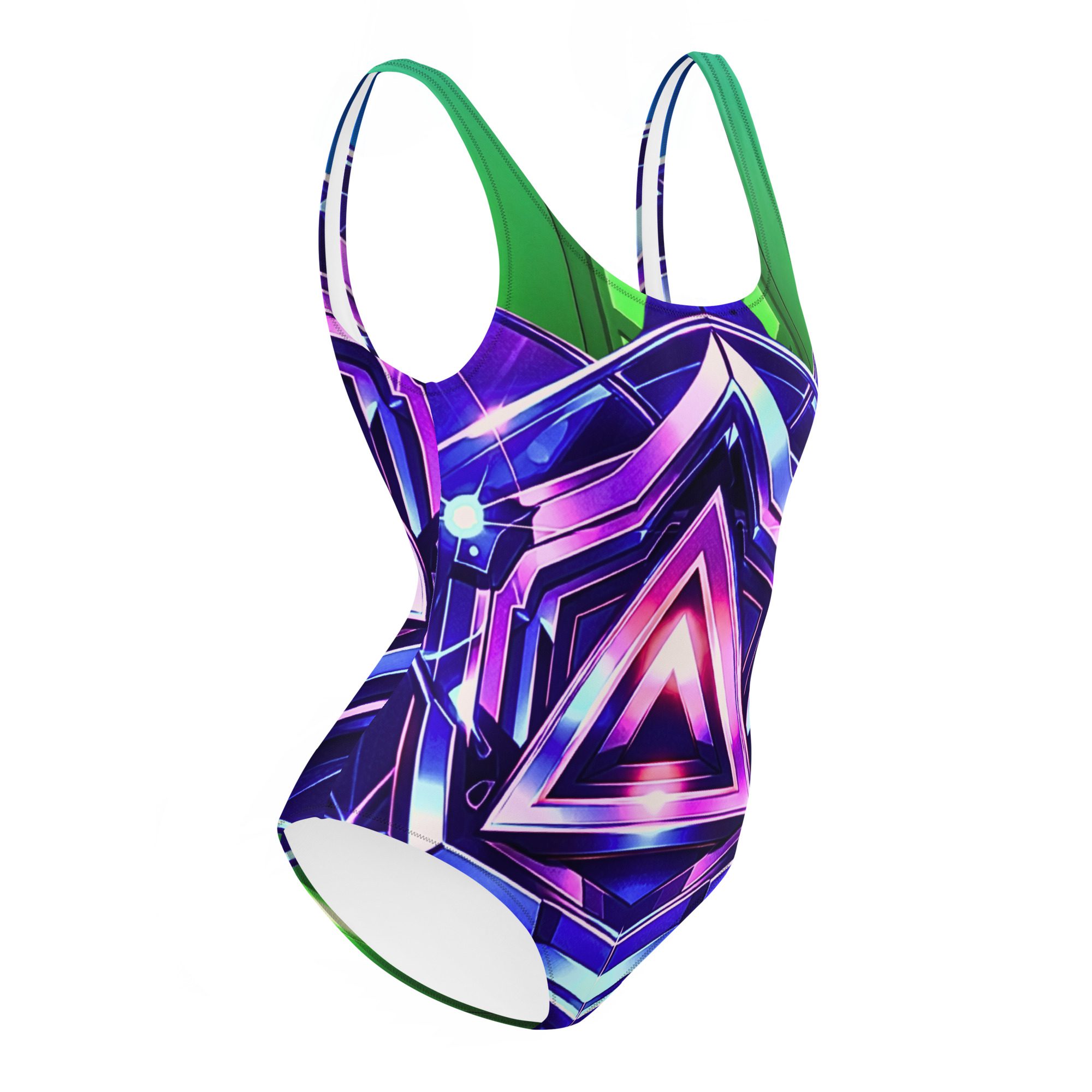 Pulse Reactor: Core Apex Flow Emblem One-Piece Swimsuit - Image 3