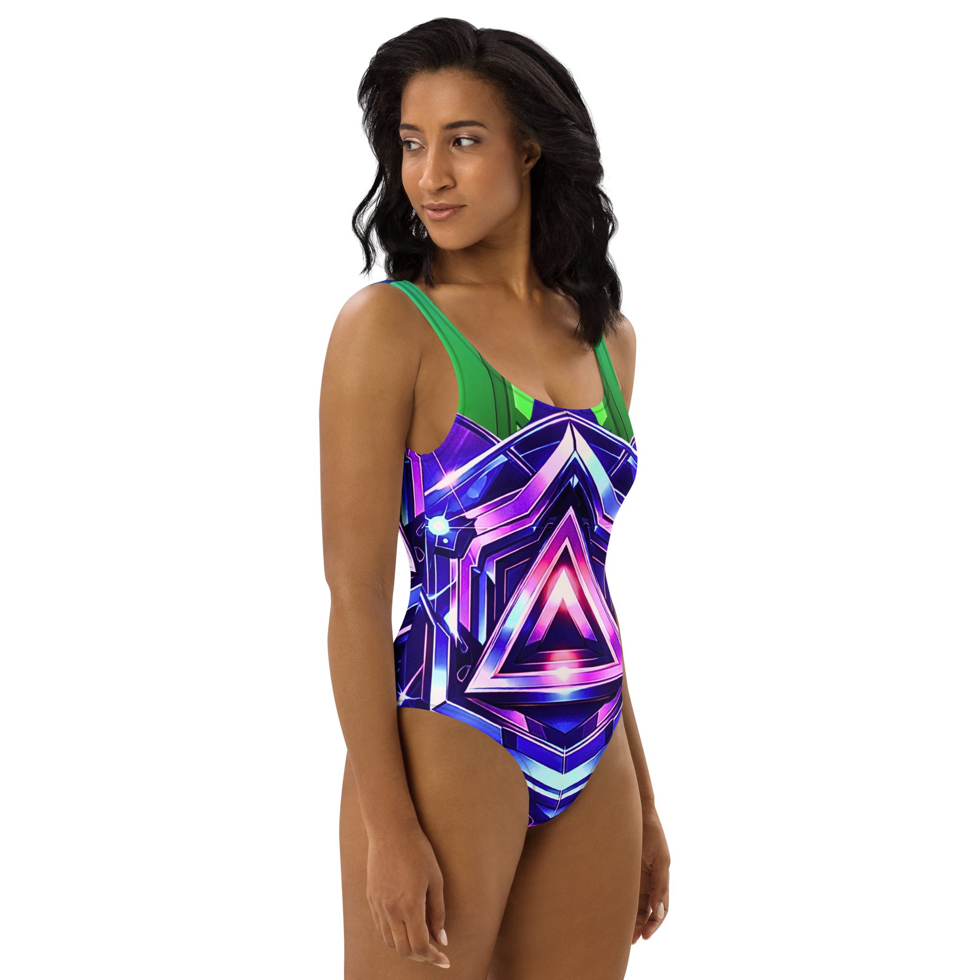 Pulse Reactor: Core Apex Flow Emblem One-Piece Swimsuit - Image 8