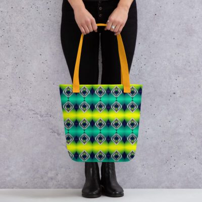Core Reactor: Emerald Shield Structured Tote Bag