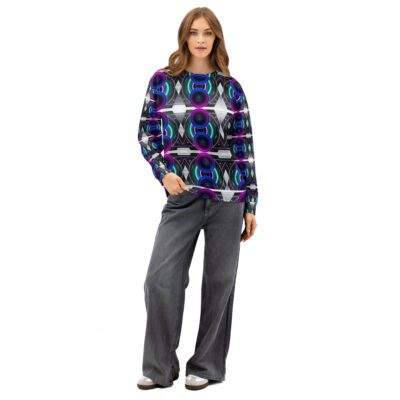 Pulse Sync: Neon Audio Core Unisex Cotton Sweatshirt