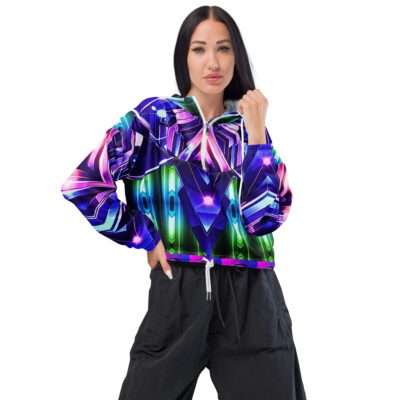 Pulse Reactor: Core Apex Emblem: Women’s Cropped Windbreaker