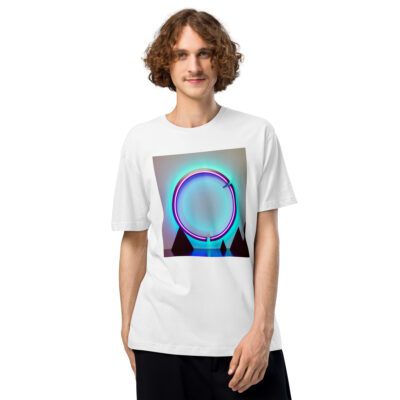 Competitive Gamer Aesthetic: RGB Level Up Ring  Unisex Fine Jersey Tee