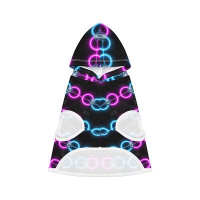 Infinite Clutch: Neon Dual Core Emblem Pet Hoodie