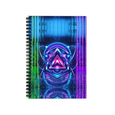 Nova Reactor Cyberpunk Energy Core Spiral Notebook