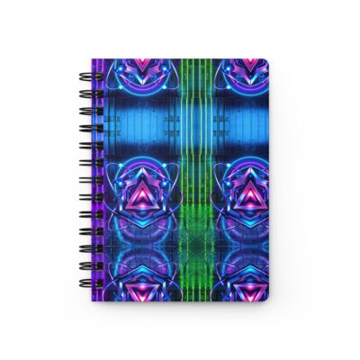 Nova Reactor Cyberpunk Energy Core Spiral bound journal