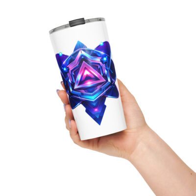 Nova Reactor Cyberpunk Tech-wear  Futuristic Energy Core Aesthetic: Stainless Steel Tumbler 20oz