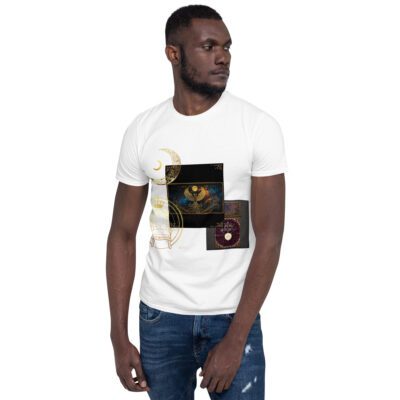 Throne of the Celestial Sovereign – Tarot Astrology Sacred Geometry Mystic Design | Short-Sleeve Unisex T-Shirt