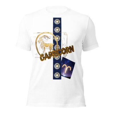Capricorn Zodiac Shirt – Celestial Constellation Astrology Graphic Tee | Capricorn Horoscope Apparel | Capricorn Birthday Gift Unisex t-shirt