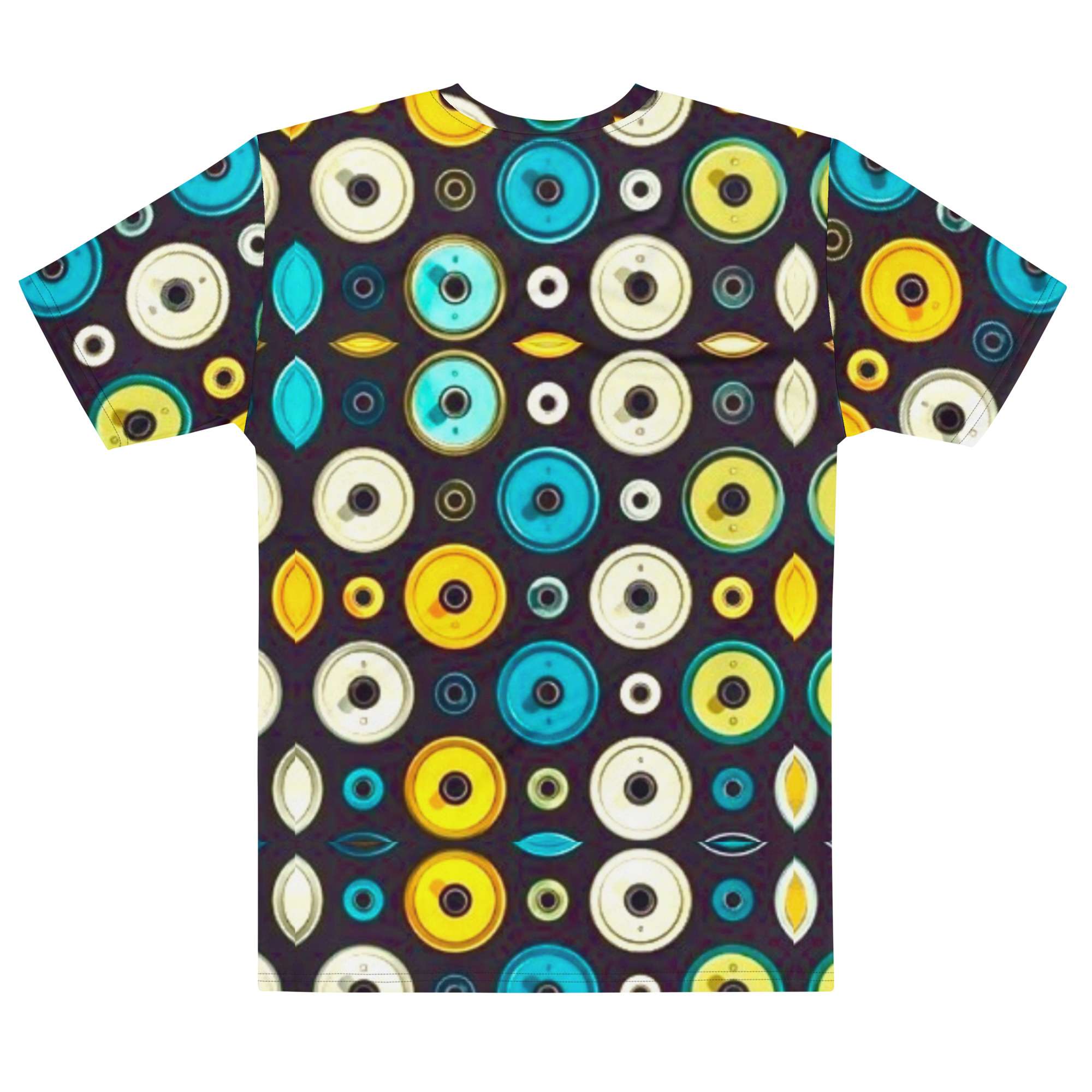 Pulse Orbit — Retro Geometric Energy Pattern in Bold Fitness Streetwear | Circular Motion Meets Modern Gym Lifestyle - Image 3