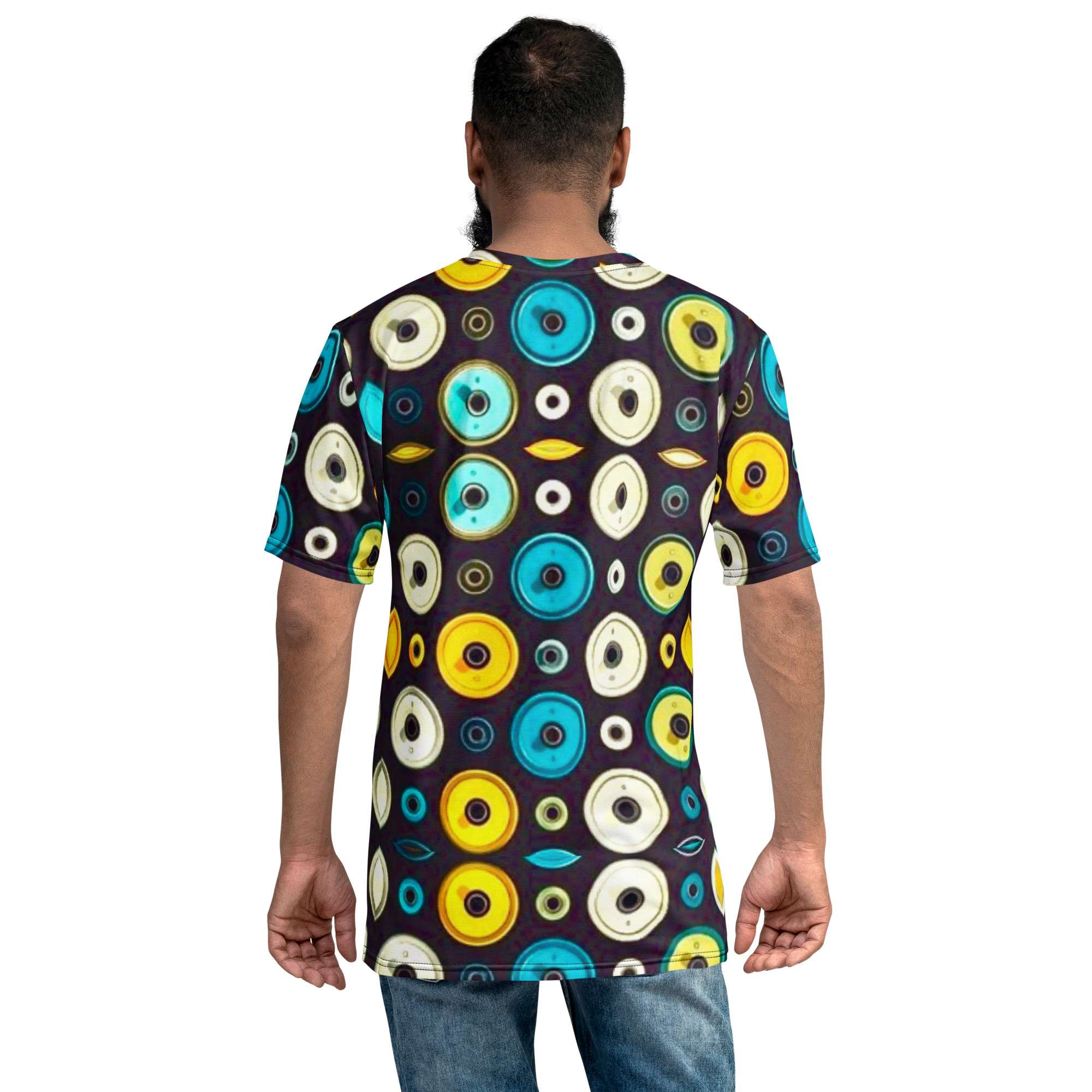 Pulse Orbit — Retro Geometric Energy Pattern in Bold Fitness Streetwear | Circular Motion Meets Modern Gym Lifestyle - Image 4