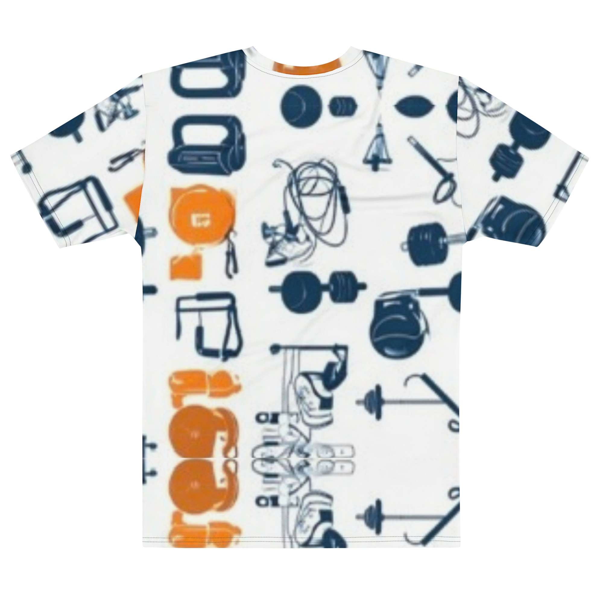 Training Frequency — Abstract Gym Equipment Pattern in Modern Fitness Streetwear | Functional Movement Meets Everyday Athletic Lifestyle - Image 4
