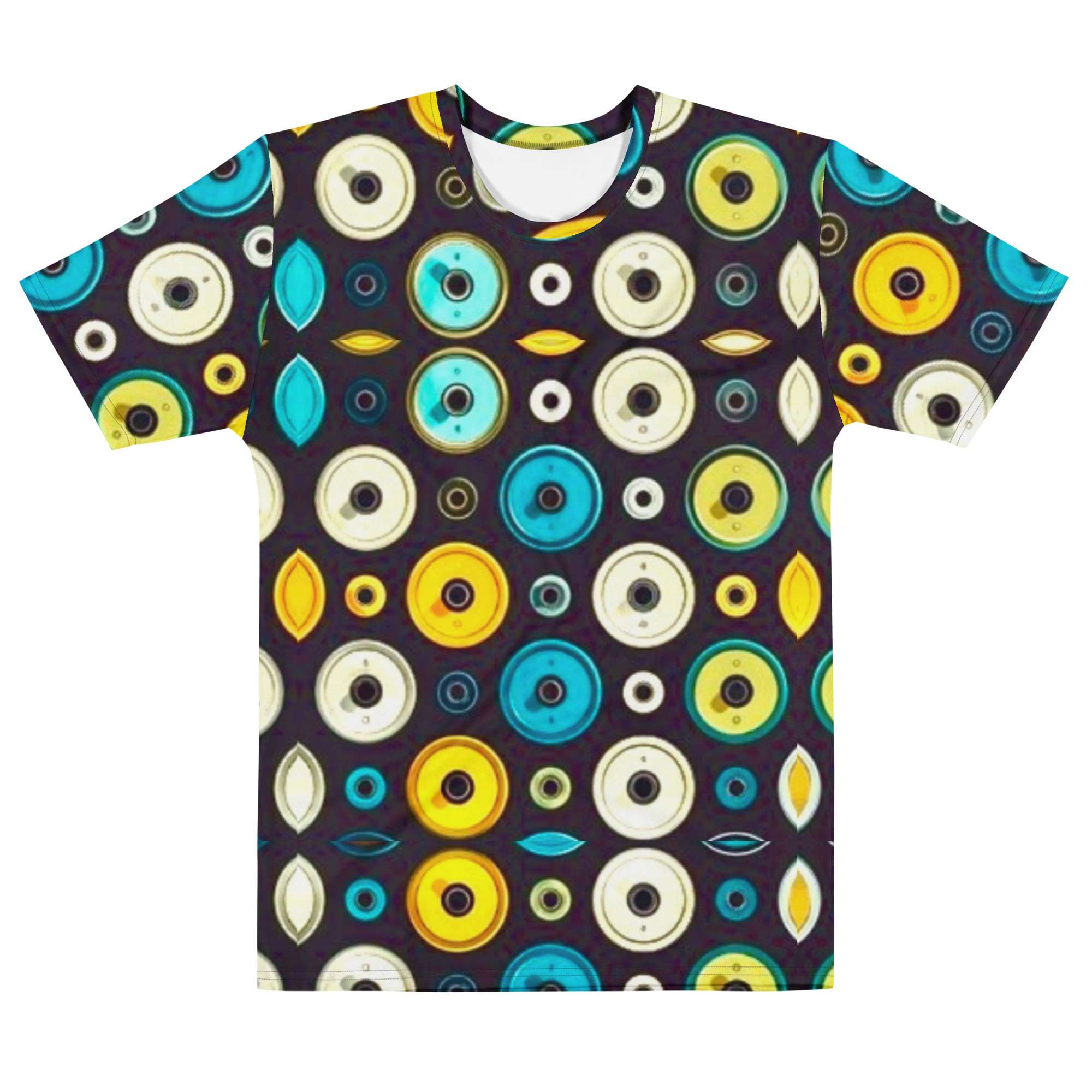 Pulse Orbit — Retro Geometric Energy Pattern in Bold Fitness Streetwear | Circular Motion Meets Modern Gym Lifestyle - Image 2