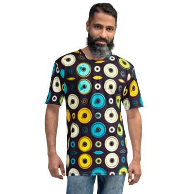 Pulse Orbit — Retro Geometric Energy Pattern in Bold Fitness Streetwear | Circular Motion Meets Modern Gym Lifestyle