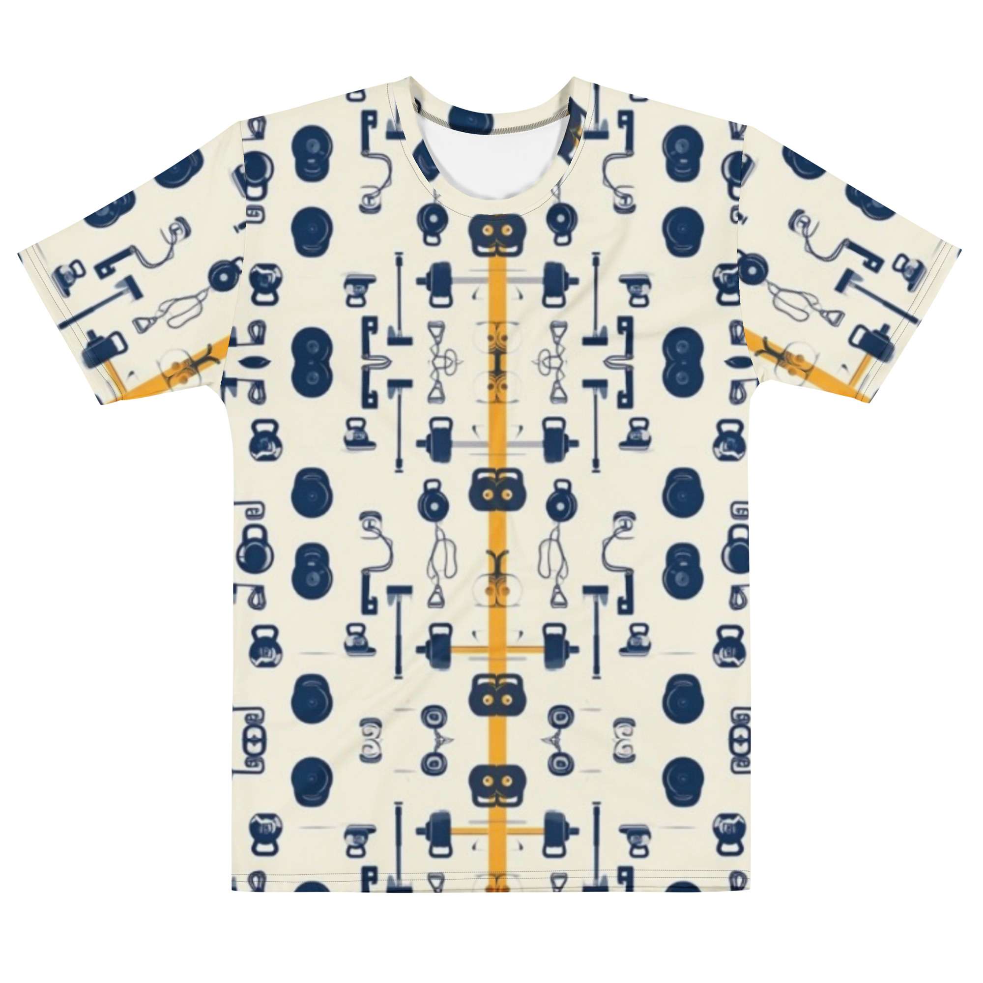 Strength Circuit — Geometric Gym Blueprint Pattern in Minimal Fitness Streetwear | Technical Training Meets Modern Athletic Lifestyle - Image 4