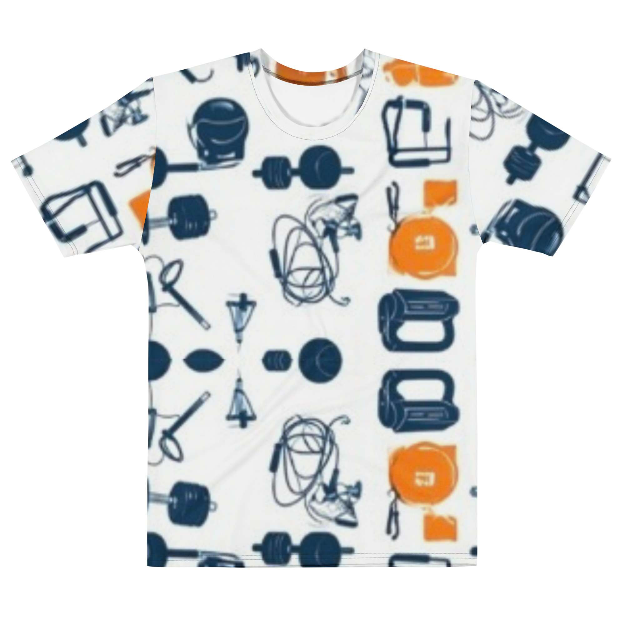 Training Frequency — Abstract Gym Equipment Pattern in Modern Fitness Streetwear | Functional Movement Meets Everyday Athletic Lifestyle - Image 3