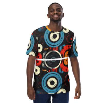 Orbit Frequency — Retro Athletic Energy Pattern in Bold Fitness Streetwear | Vinyl Motion Meets Modern Gym Lifestyle