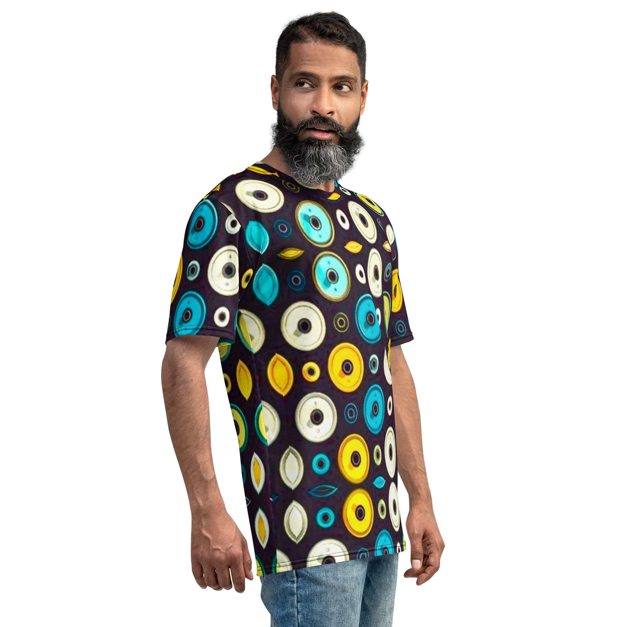Pulse Orbit — Retro Geometric Energy Pattern in Bold Fitness Streetwear | Circular Motion Meets Modern Gym Lifestyle - Image 5